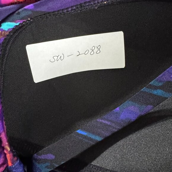 Miraclesuit Peephole Tankini Swim Top Mood‎ Ring Size 16 Printed NWT SW-2088 - Picture 2 of 11